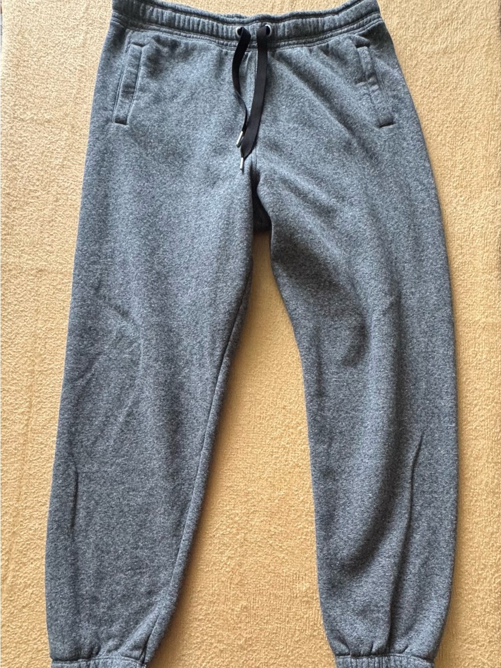 Calvin Klein Men's Heather Gray Jogger Sweatpants